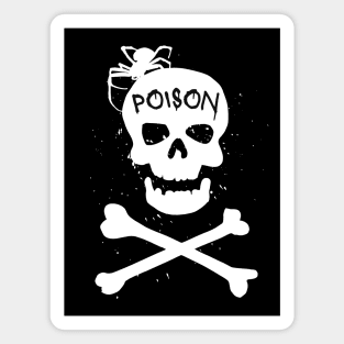 Skull And Crossbone Poison Magnet